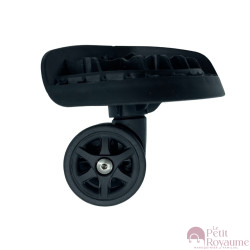 Double replacement wheels OU1516.205 for 4-wheeled hardside luggages, suitable for Samsonite Cosmolite