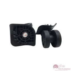 Double replacement wheels FHW546A /w633 for 4-wheeled hardside luggages, suitable for many brands such as  Delsey Segur Cabin