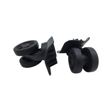 Double replacement wheels FHW546A /w633 for 4-wheeled hardside luggages, suitable for many brands such as  Delsey Segur Cabin