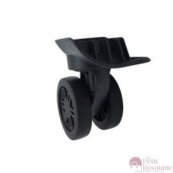 Double replacement wheels FHW546A for 4-wheeled hardside luggages, suitable for many brands such as  Delsey Segur Cabin