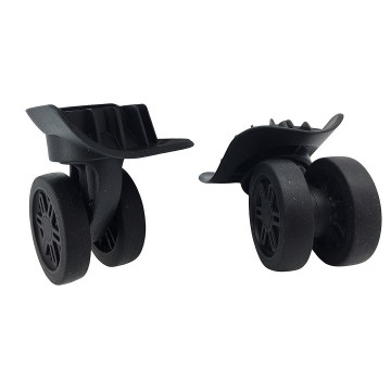 Double replacement wheels FHW546A for 4-wheeled hardside luggages, suitable for many brands such as  Delsey Segur Cabin