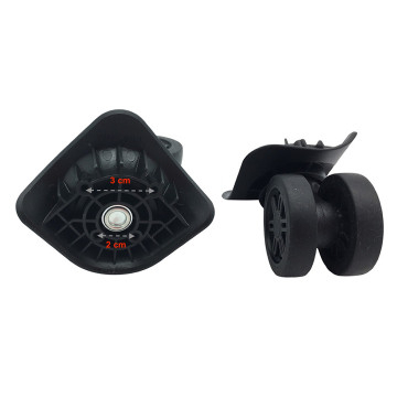 Roulettes doubles W633/FHW546A pour valises rigides/coques, compatibles avec Delsey Segur Cabine