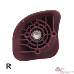 Double replacement wheels FHW546 for 4-wheeled hardside luggages, suitable for Delsey Helium Air 2