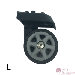 Double replacement wheels OU1303 for 4-wheeled hardside luggages, suitable for Samsonite Neopulse Cabin
