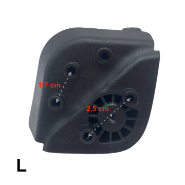 Roulettes doubles OU1303 pour valises rigides compatibles avec valises Samsonite Néopulse Cabine