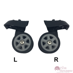 Double replacement wheels OU1303 for 4-wheeled hardside luggages, suitable for Samsonite Neopulse Cabin