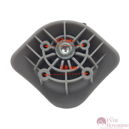 Double replacement wheels T103C or D531 for 4-wheeled hardside luggages, suitable for American Tourister AT Primo