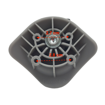 Double replacement wheels T103C or D531 for 4-wheeled hardside luggages, suitable for American Tourister AT Primo