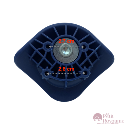 Double replacement wheels T103C or D531 for 4-wheeled hardside luggages, suitable for American Tourister AT Primo