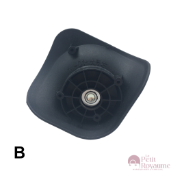 Double replacement wheels A08-18, A01, JL01 diameter 5cm (large wheel block) for 4-wheeled hardside luggages