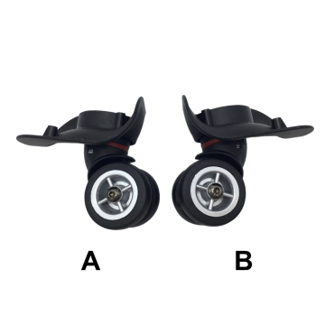 Roulettes doubles grands supports A08-18, A01, JL-01 diamètre 5 cm pour valises rigides