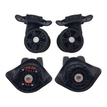 Roulettes doubles SK01 pour valises rigides à 4 roues, compatibles American Tourister Sky Tracer