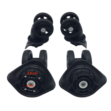 Roulettes doubles SK01 pour valises rigides à 4 roues, compatibles American Tourister Sky Tracer