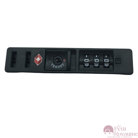 Serrure encastrée à code TSA 16023/16038 pour valises toiles et rigides