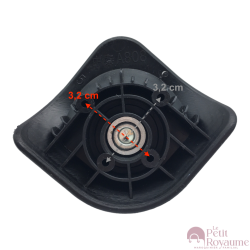 Single replacement wheels W111, A808 for 4-wheeled hardside luggages, suitable for Samsonite, Delsey