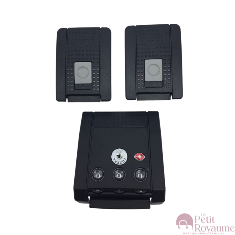 2 Clés TSA 007 & 002 Pour Valises - Déverrouillage Urgence Aéroport - Acier Noir