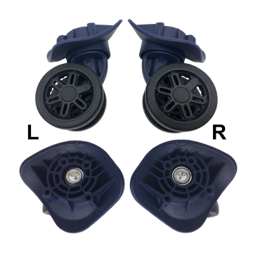 Roulettes doubles A-225 / FHW546 /A-225 pour valises rigides, compatibles avec Delsey Hélium Air 2