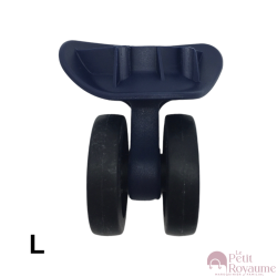 Double replacement wheels FHW546 for 4-wheeled hardside luggages, suitable for Delsey Helium Air 2