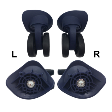 Roulettes doubles A-225 / FHW546 /A-225 pour valises rigides, compatibles avec Delsey Hélium Air 2