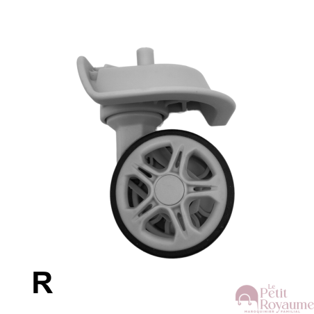 Double replacement wheels FHW607A for 4-wheeled hardside luggages, suitable for many brands such as Samsonite, Delsey