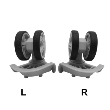 Roulettes doubles FHW607A pour valises rigides, compatibles avec Delsey Turenne cabine