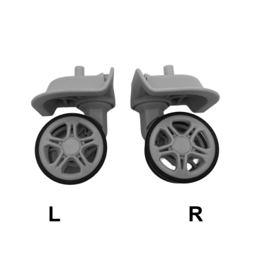 Double replacement wheels FHW607A for 4-wheeled hardside luggages, suitable for many brands such as Samsonite, Delsey