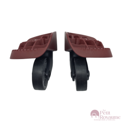 Single replacement wheels OU1425.204 for 4-wheeled hardside luggages, suitable for many brands such as Samsonite Cosmolite Cabin