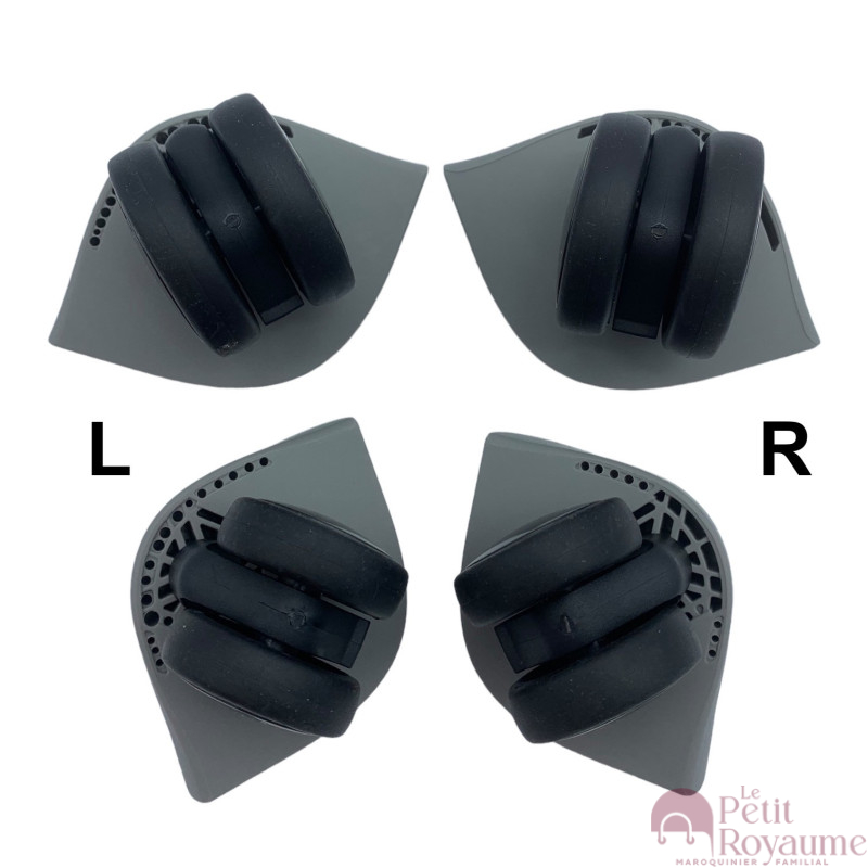 Double replacement wheels JY107, JY108 for 4wheeled hardside