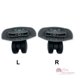 Double replacement wheels JY-10 for 4-wheeled hardside luggages, suitable for Samsonite S'cure