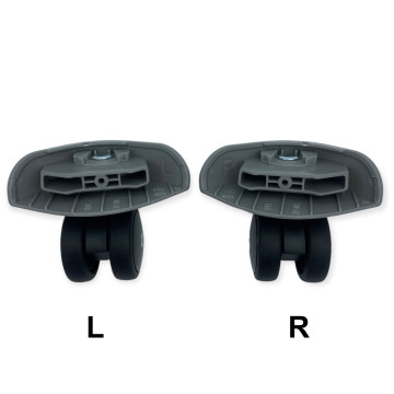 Double replacement wheels JY-107, JY-108 for 4-wheeled hardside luggages, suitable for Samsonite S'cure