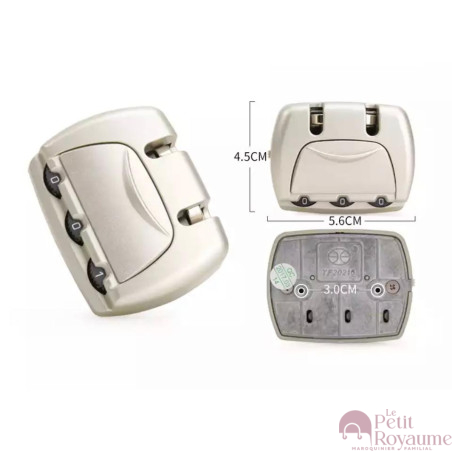 YF20216 Lock to fix on softside or hardside luggages, suitable for luggages brands such as Samsonite, Delsey and many others