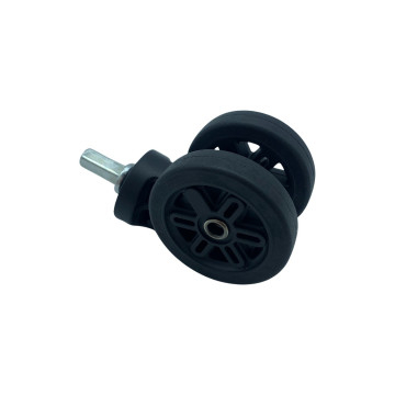 Double replacement wheels diameter 4 cm for 4-wheeled hardside luggages suitable for Delsey Belfort Cabin