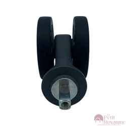 Roulettes doubles diamètre 4 cm pour valises rigides compatibles avec Delsey Belfort Cabine