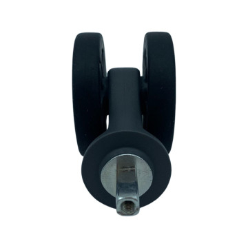 Roulettes doubles diamètre 4 cm pour valises rigides compatibles avec Delsey Belfort Cabine