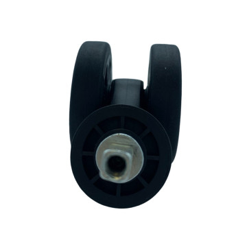 Roulettes doubles diamètre 4 cm pour valises rigides compatibles avec Delsey Belfort Cabine