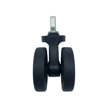 Roulettes doubles diamètre 4 cm pour valises rigides compatibles avec Delsey Belfort Cabine