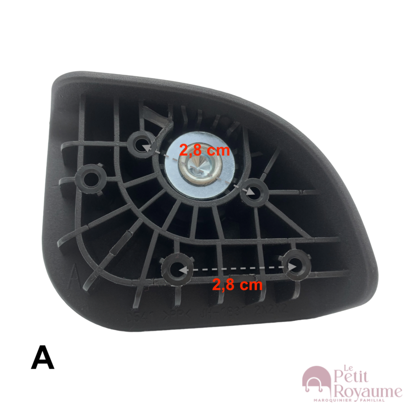 Double replacement wheels D541 diameter 5,5 cm, suitable for American Tourister Modern Dream Cabine
