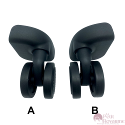 Double replacement wheels D541 diameter 5,5 cm, suitable for American Tourister Modern Dream Cabine