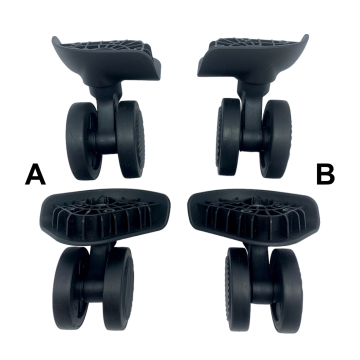 Roulettes doubles D541 diamètre 5,5 cm pour valises rigides/coques, compatibles avec American Tourister Modern Dream Cabine