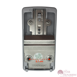 TSA 13066C Lock for hardside luggages, suitable for luggages brands such as Delsey Vavin Hard and many others