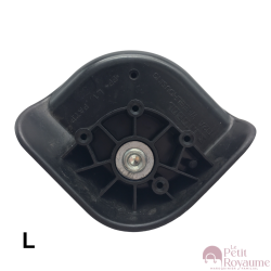 Single replacement wheels T12A for 4-wheeled hardside luggages, suitable for many brands such as Delsey AirFrance
