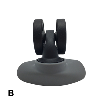 Double replacement wheels D460 for 4-wheeled hardside luggages, suitable for Samsonite Flux