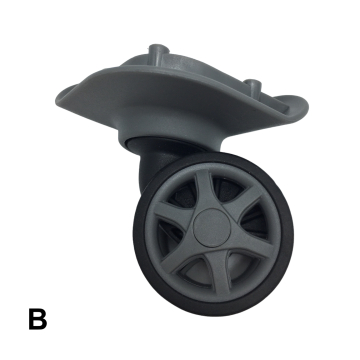 Double replacement wheels D460 for 4-wheeled hardside luggages, suitable for Samsonite Flux