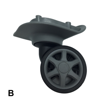 Roulettes doubles D460 pour valises rigides, compatibles avec Samsonite Flux