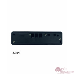 Recessed lock TSA A001 for softside and hardside luggages