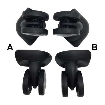 Double replacement wheels F-61 for 4-wheeled hardside luggages, suitable for American Tourister