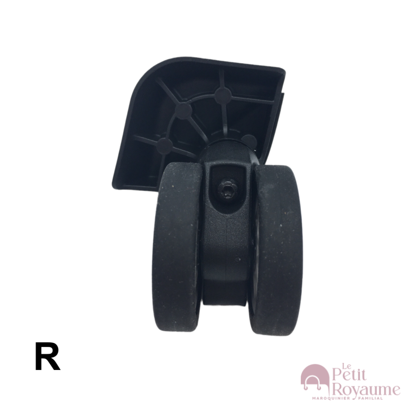 Roulettes doubles OU1303 pour valises rigides compatibles avec valises Samsonite Néopulse 69cm, 75cm, 81cm.