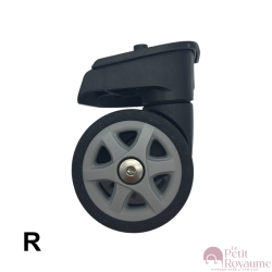 Roulettes doubles OU1303 pour valises rigides compatibles avec valises Samsonite Néopulse 69cm, 75cm, 81cm.