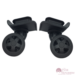 Double replacement wheels JD-986 for 4-wheeled hardside luggages, suitable for many brands