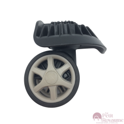 Double replacement wheels D481 for 4-wheeled hardside luggages, suitable for many brands such as Samsonite, Delsey